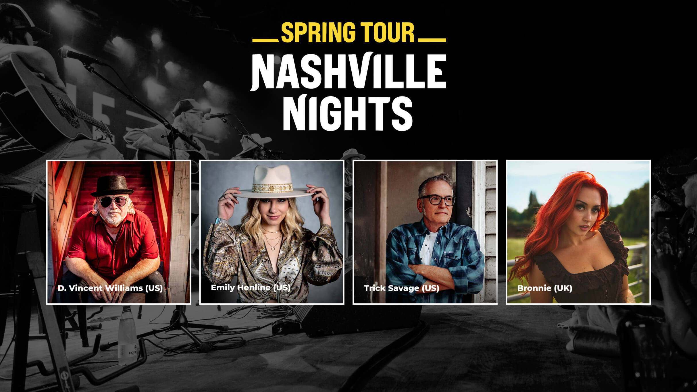 Nashville Nights Spring Tour 2026 på teaterBygningen 13 maj 2026