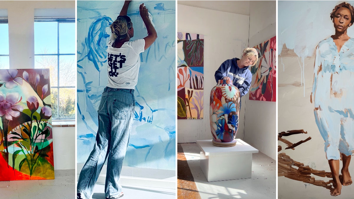 aabent atelier med mia willaume og gaestekunstner siri gindesgaard