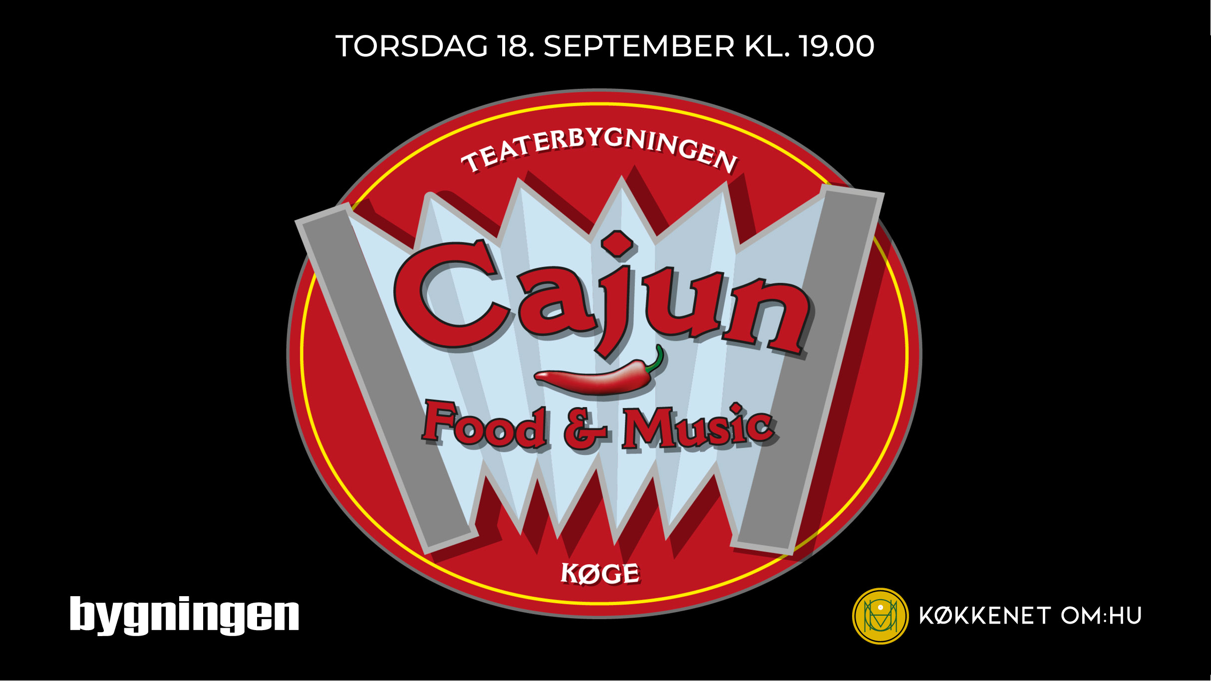cajun food and music paa teaterbygningen 18 september 2025