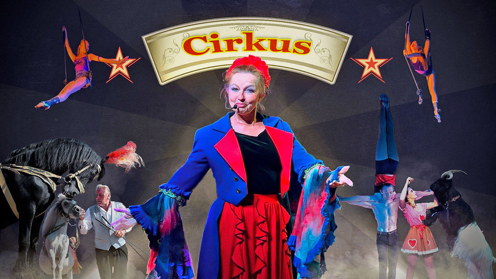 cirkus trapez praesenterer sikke et cirkus i koege kultur koege