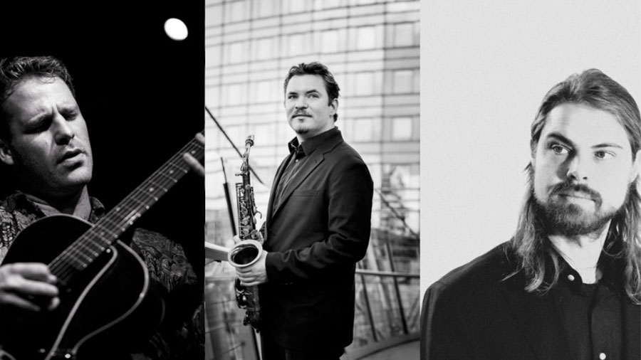 jazzbrunch paa tapperiet med baptiste herbin casper christensen og lasse Moerck
