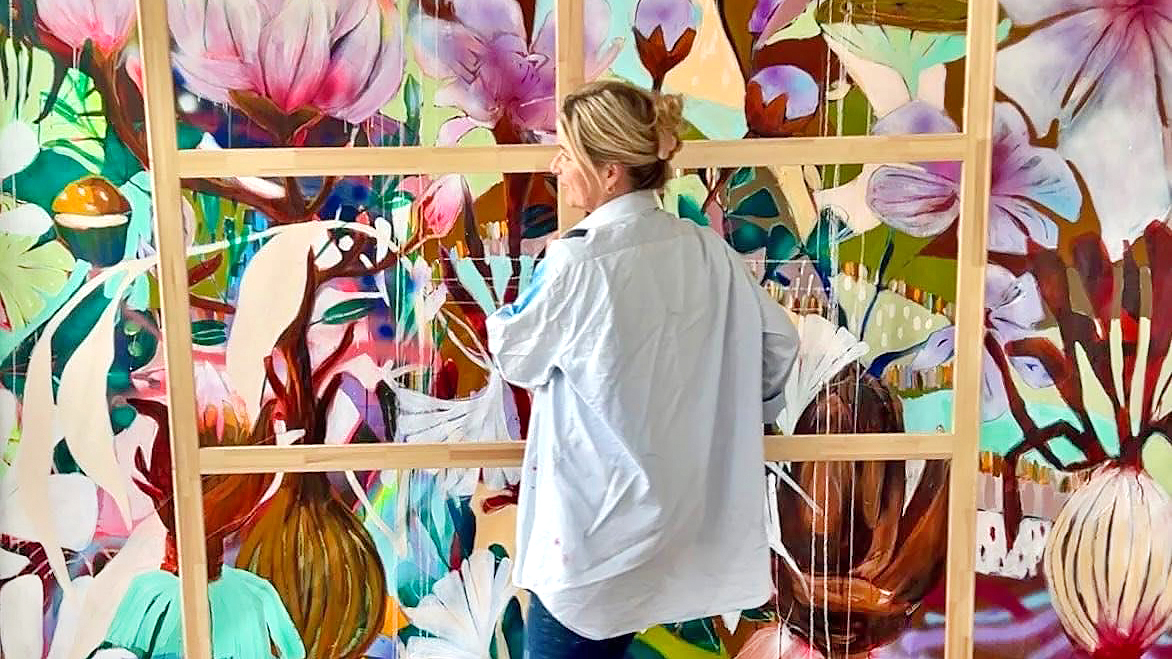 jule aabent atelier med farverige oplevelser hos mia willaume kultur koege