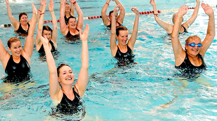 koegenu aquafitness i koege svoemmeland i koege