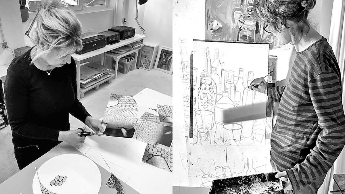 moed to af kunstnerne bag koege kunstforenings udstilling spor
