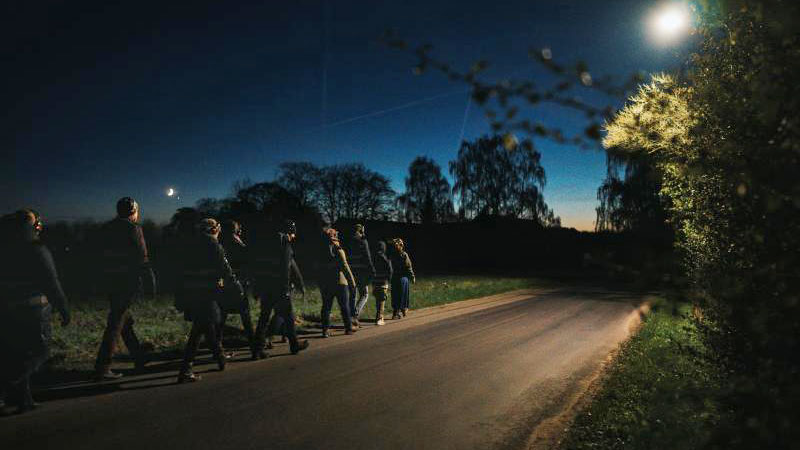 moerkningsvandring i borup med myrkr kultur koege