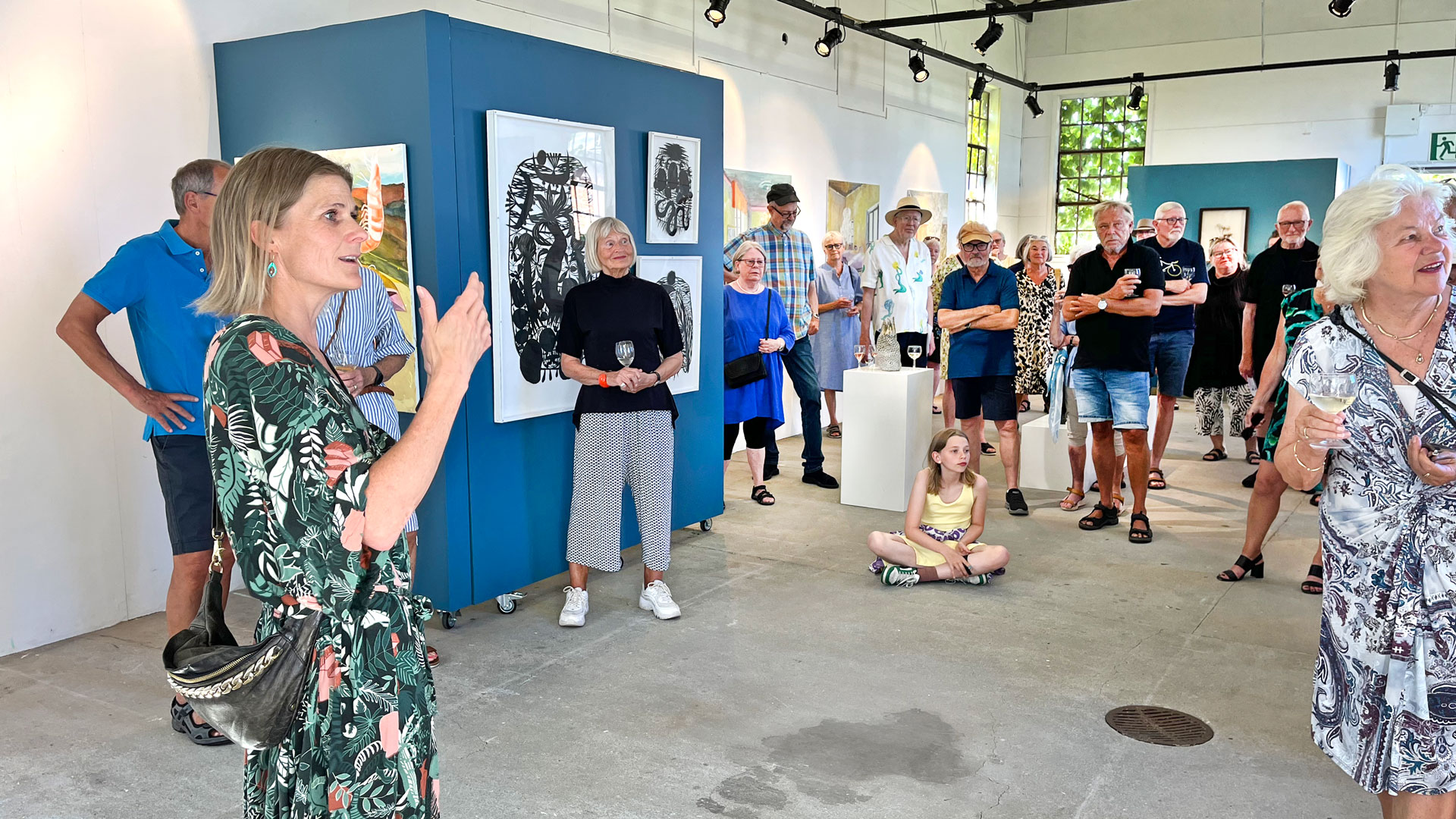 sommeraften i togvognen kbh kunst galleri paa sommervisit i koege kultur koege
