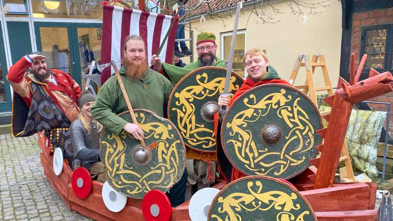 vikingerne kommer til borup bibliotek kultur koege